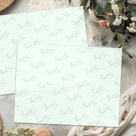 Seda Obrigado Mensagem De Papel De Tecido Comercial