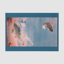 Seda Os PEIXES que SALTAM no lenço de papel da ÁGUA