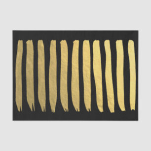 Seda Ouro bonito, papel de envolvimento preto do tecido