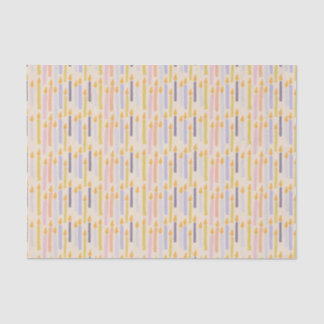 Seda Padrões de Velas de Pastel - Papel de tecido cólic