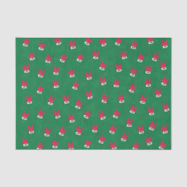 Seda Papais noeis "Eu te amo" Luva em papel de tecido A