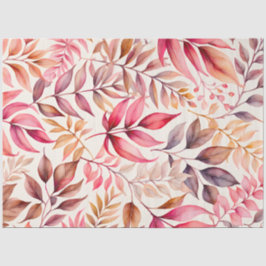 Seda Papel Colorido Tecido de Arte Botânica
