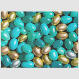 Seda Papel Colorido Tecido de Arte do Bean