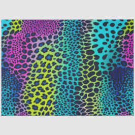 Seda Papel Colorido Tecido de Impressão Animal