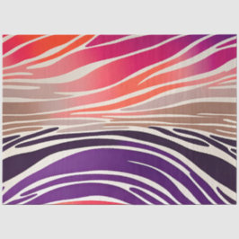 Seda Papel Colorido Tecido de Impressão Animal