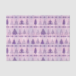 Seda Papel cor-de-rosa na árvore de Natal do rico