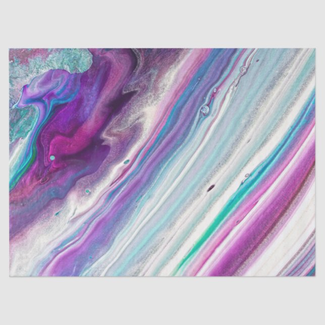 Seda papel de abstrato de framboesa azul (Frente )