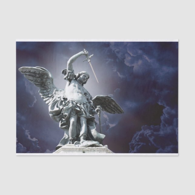 Seda papel de anjo guerreiro (Frente )