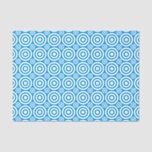 SEDA PAPEL DE ARMAZENAMENTO DE TECIDO BRANCO AZUL-LT