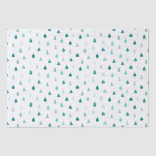 Seda Papel de árvore de Natal Aquático