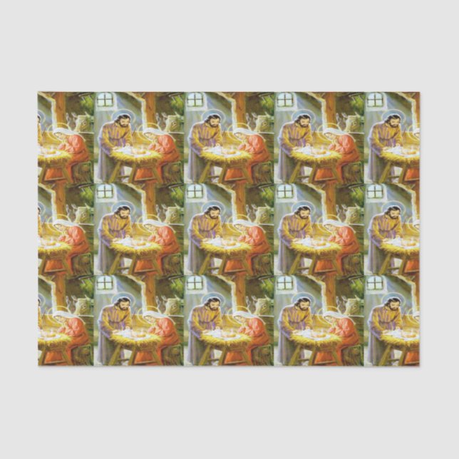 Seda Papel de Cena de Natal (Frente )