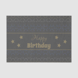 Seda Papel De Cinza Escuro, Padrão, Para O Aniversário