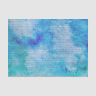 Seda Papel de cor azul-escura invernal elegante