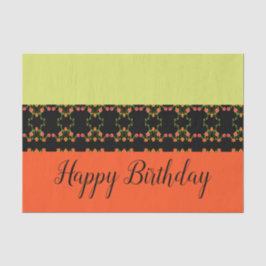 Seda Papel de cor laranja e cor-de-rosa