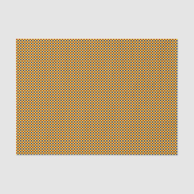 Seda PAPEL DE Cores Primárias-Gingham-4-TISSUE WRAP (Frente )