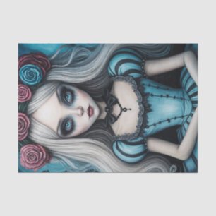 Seda Papel de Decoupage Alice Escuro