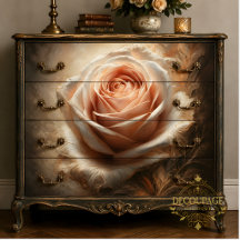 Papel de Decoupage Blush Rose Center