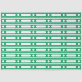 Seda Papel de Decoupage com Bordas de Pontos Verdes Bri