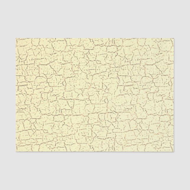Seda Papel de Decoupage com Efeito de Rachadura Bege (Frente )