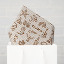 Papel de Decoupage Cowboy, Rodeio Western