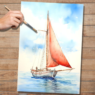 Seda Papel de Decoupage da Cave-de-vela 1