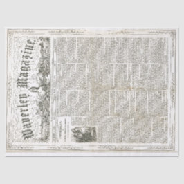 Seda Papel de Decoupage das coisas efêmeras do vintage