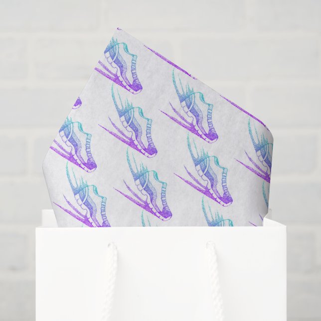 Seda Papel de Decoupage de Corrida, Jogging Fitness (Sacola de presentes)