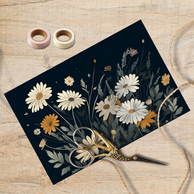 Seda Papel de Decoupage de Daisy Daisy Daisy de Aquarel (Criador carregado)