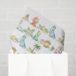 Seda Papel de Decoupage de Dinossauro, Aniversário de D