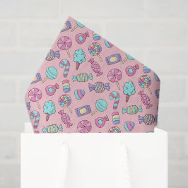 Seda Papel de Decoupage de Doces, Aniversário de Doçura
