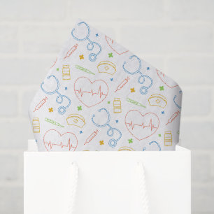 Seda Papel de Decoupage de Enfermeiro Médico, Saúde Méd