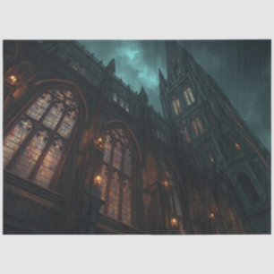 Seda Papel de Decoupage de Janela de Catedral Gótica –