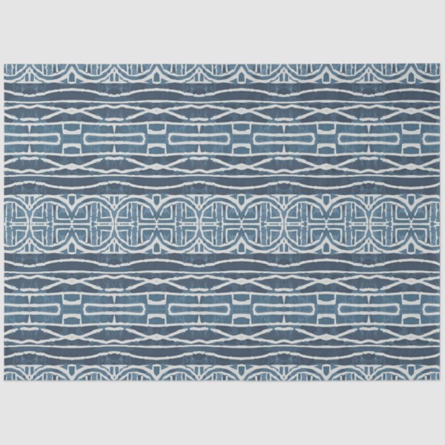 Seda Papel de Decoupage de Mobiliário Africano (Frente )