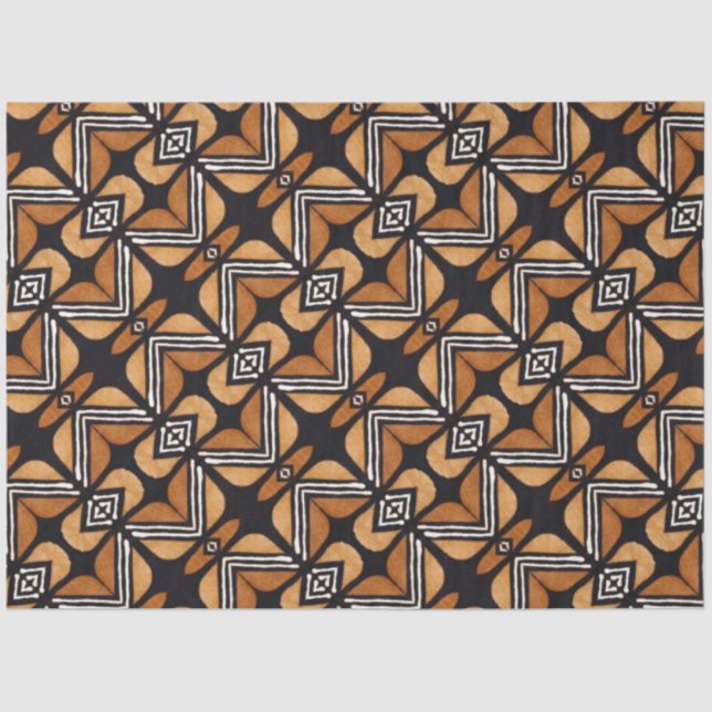 Seda Papel de Decoupage de Mobiliário Africano (Frente )