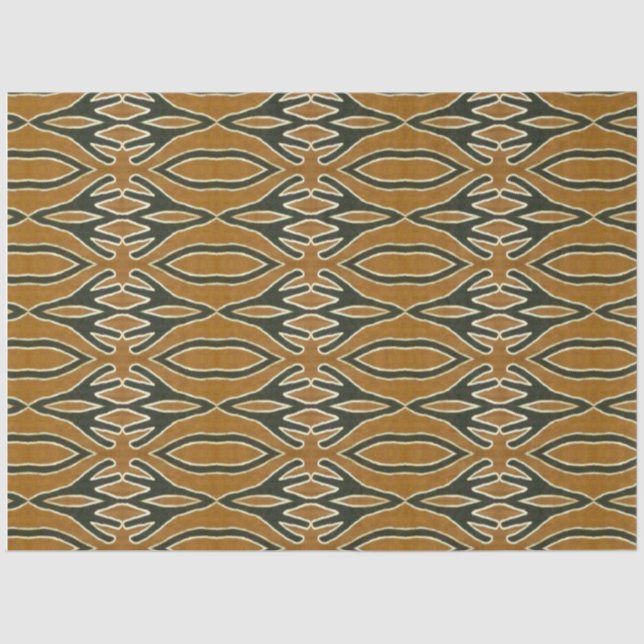 Seda Papel de Decoupage de Mobiliário Africano (Frente )