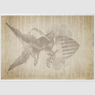 Seda Papel de Decoupage de Mobiliário Patriótico