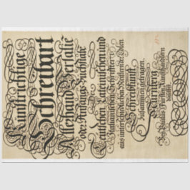 Seda Papel de Decoupage de Móveis de Script