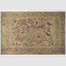 Papel de Decoupage de Pássaros e Florestas