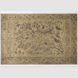 Seda Papel de Decoupage de Pássaros e Florestas