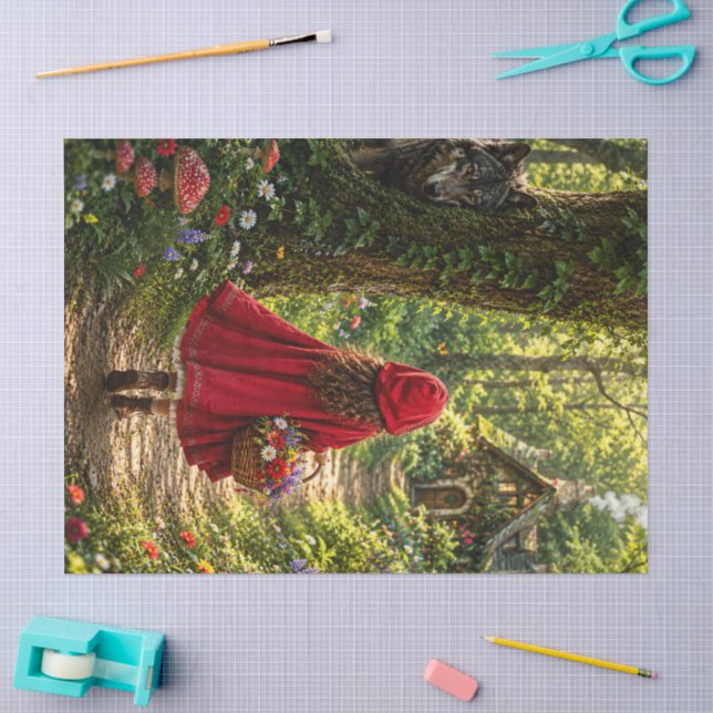 Seda Papel de Decoupage de Sonhos de Contos de Fadas em (Arte )