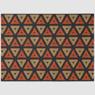 Seda Papel de Decoupage de Têxteis Africano