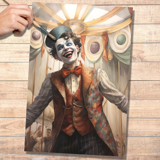 Seda Papel de Decoupage do Joker 3 (Criador carregado)