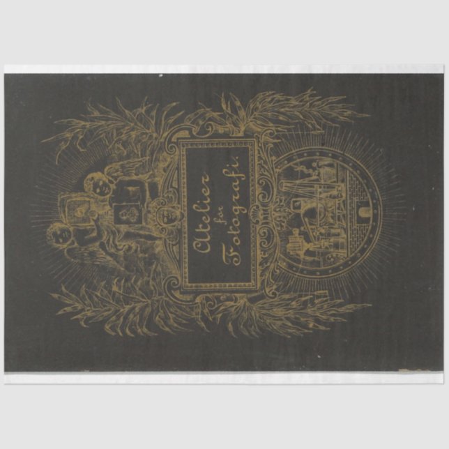 Seda Papel de Decoupage do Mobiliário do Cobrir do Diár (Frente )