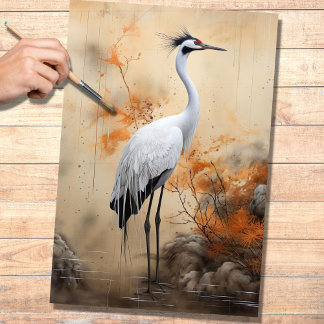 Seda Papel de Decoupage do Painel 3 Japonês