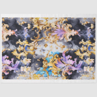 Seda Papel de Decoupage Gótico Shabby Glam G