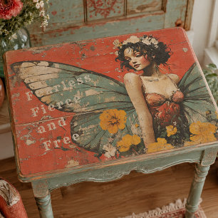 Seda Papel de Decoupage Inspirador de Borboleta Fada Vi
