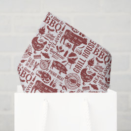 Seda Papel de Decoupage para Churrasco BBQ, Grelhando