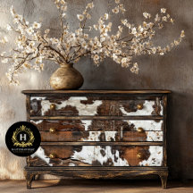 Papel de Decoupage para Móveis de Couro de Vaqueja