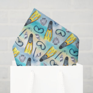 Seda Papel de Decoupage Scuba Snorkel