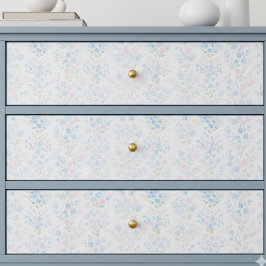 Seda Papel de Decoupage Tissê Floral Pastel